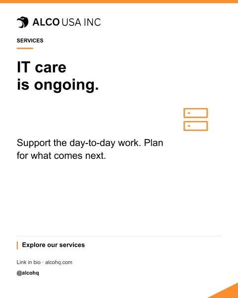 IT care is ongoing.