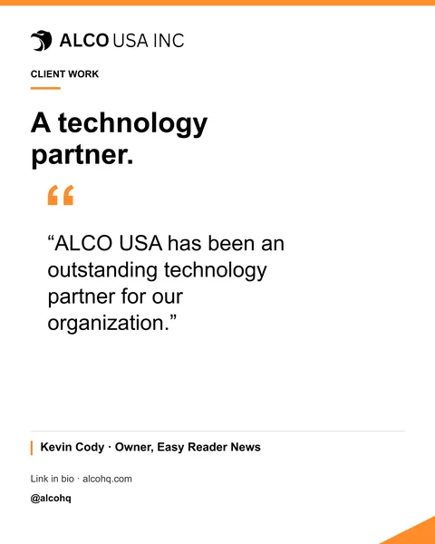 A technology partner.