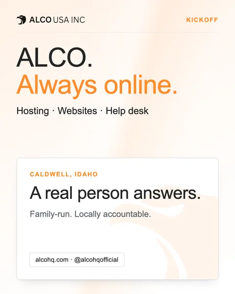 ALCO. Always online.