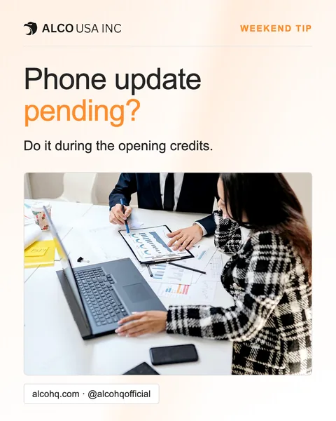 Phone update pending?