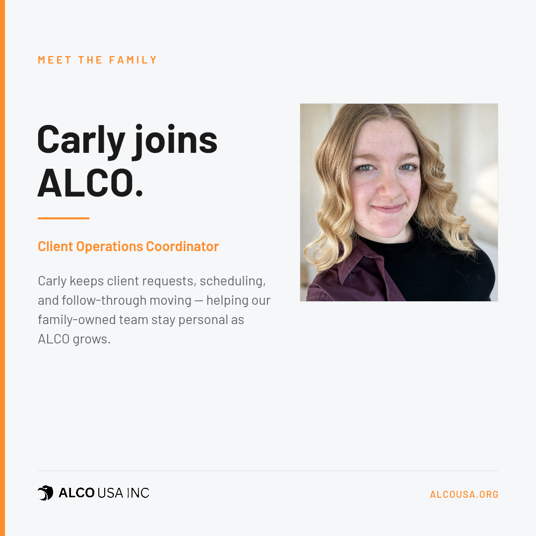 Carly Leveille, Client Operations Coordinator at ALCO USA