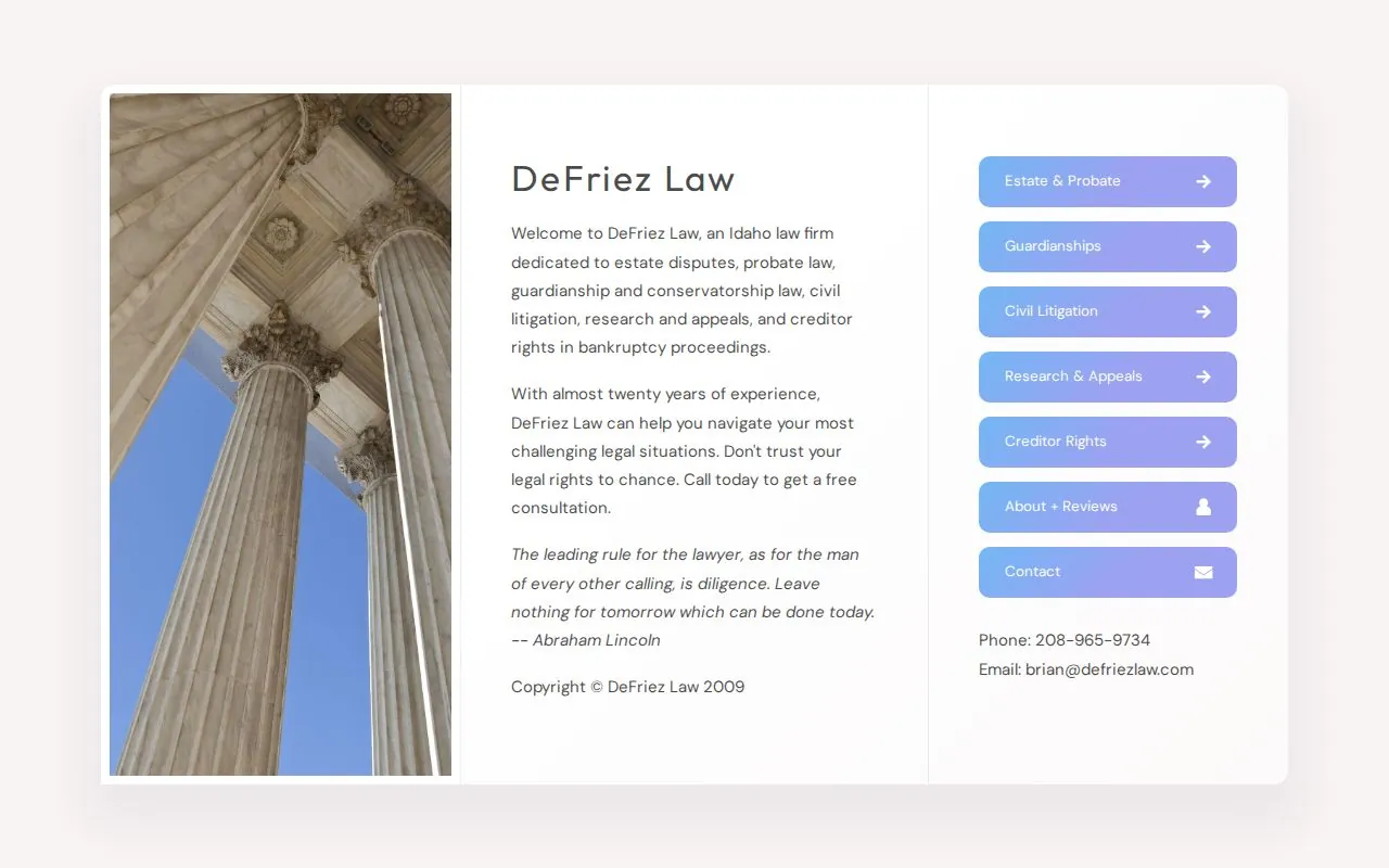DeFriez Law